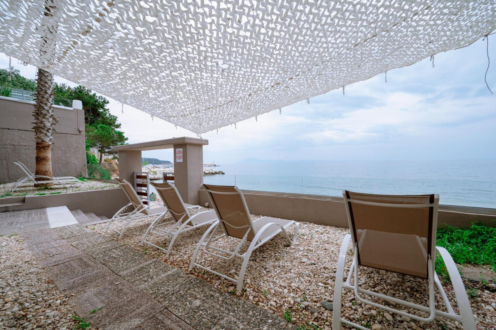 Ktima Papaoikonomou Apartment Potos Bagian luar foto
