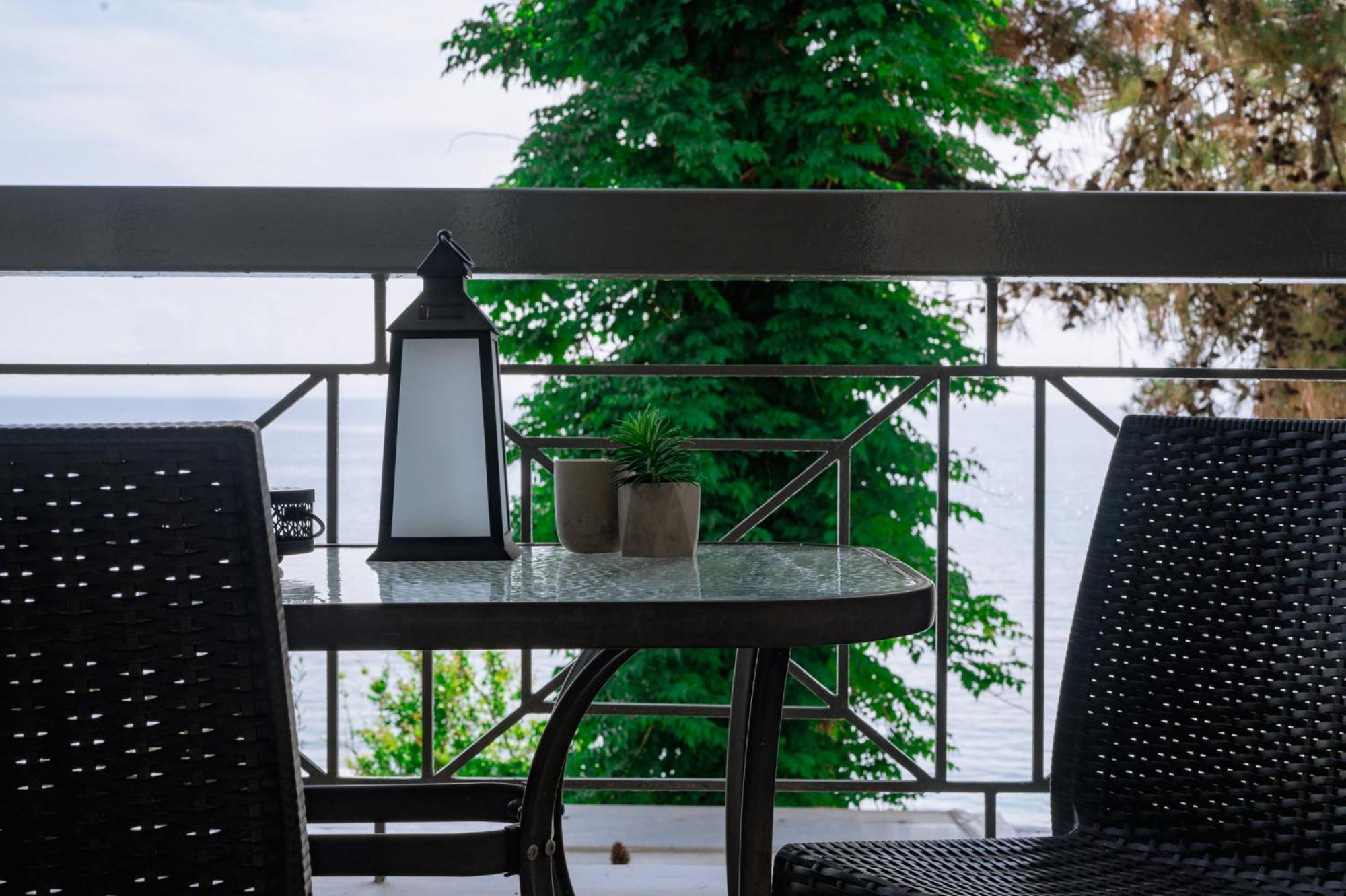 Ktima Papaoikonomou Apartment Potos Bagian luar foto