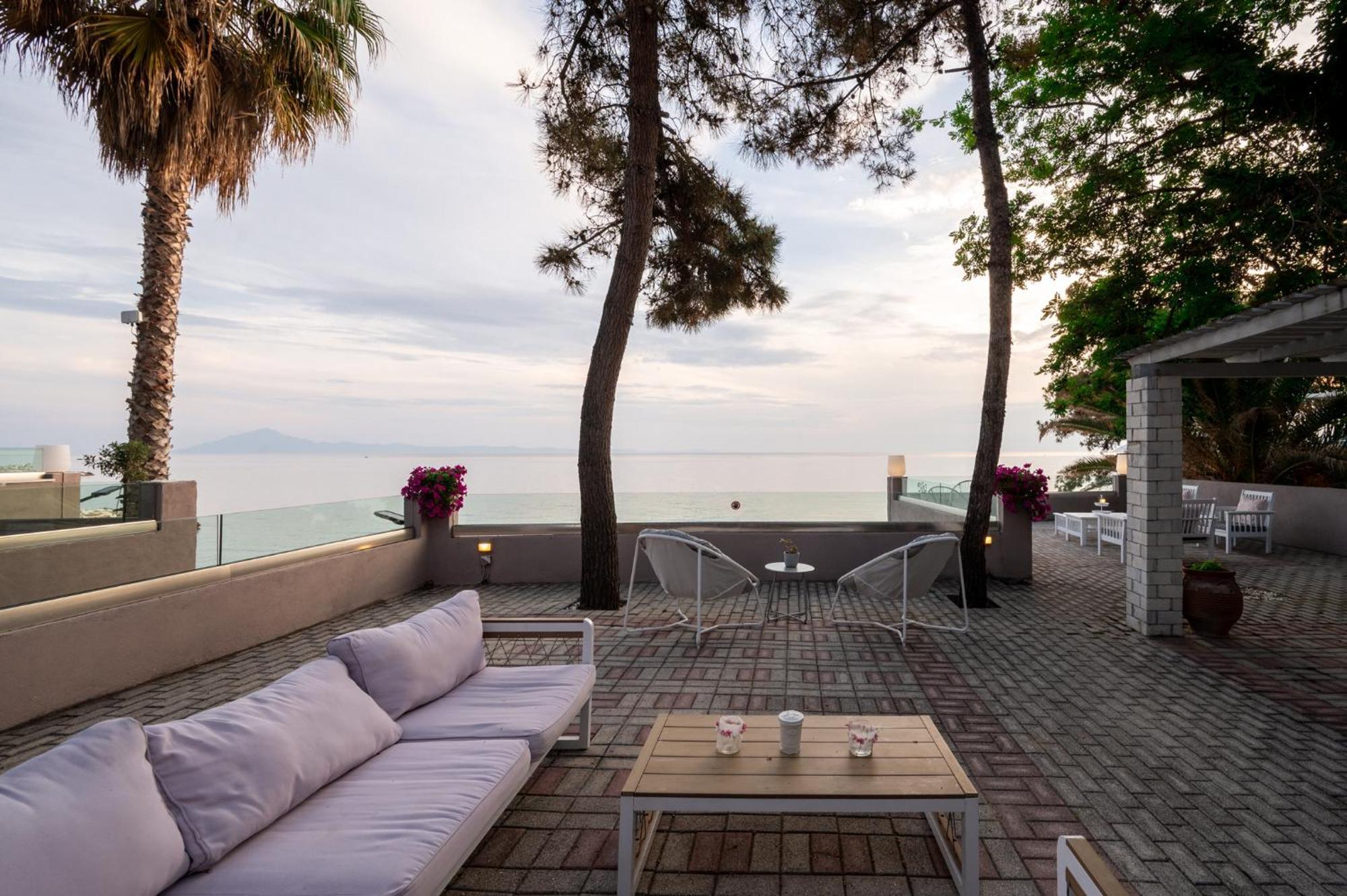 Ktima Papaoikonomou Apartment Potos Bagian luar foto