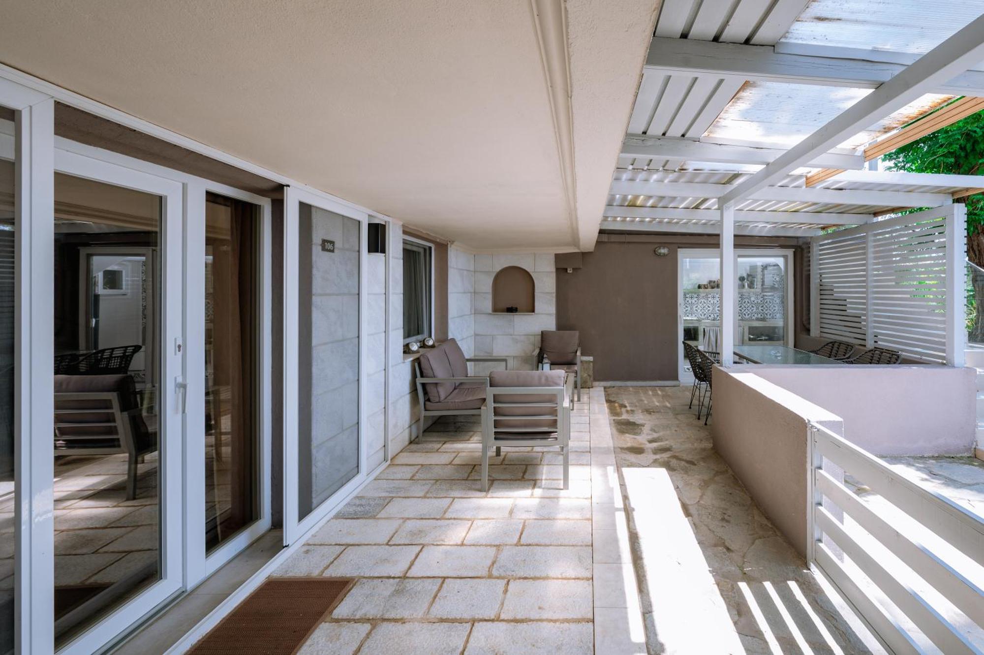 Ktima Papaoikonomou Apartment Potos Ruang foto