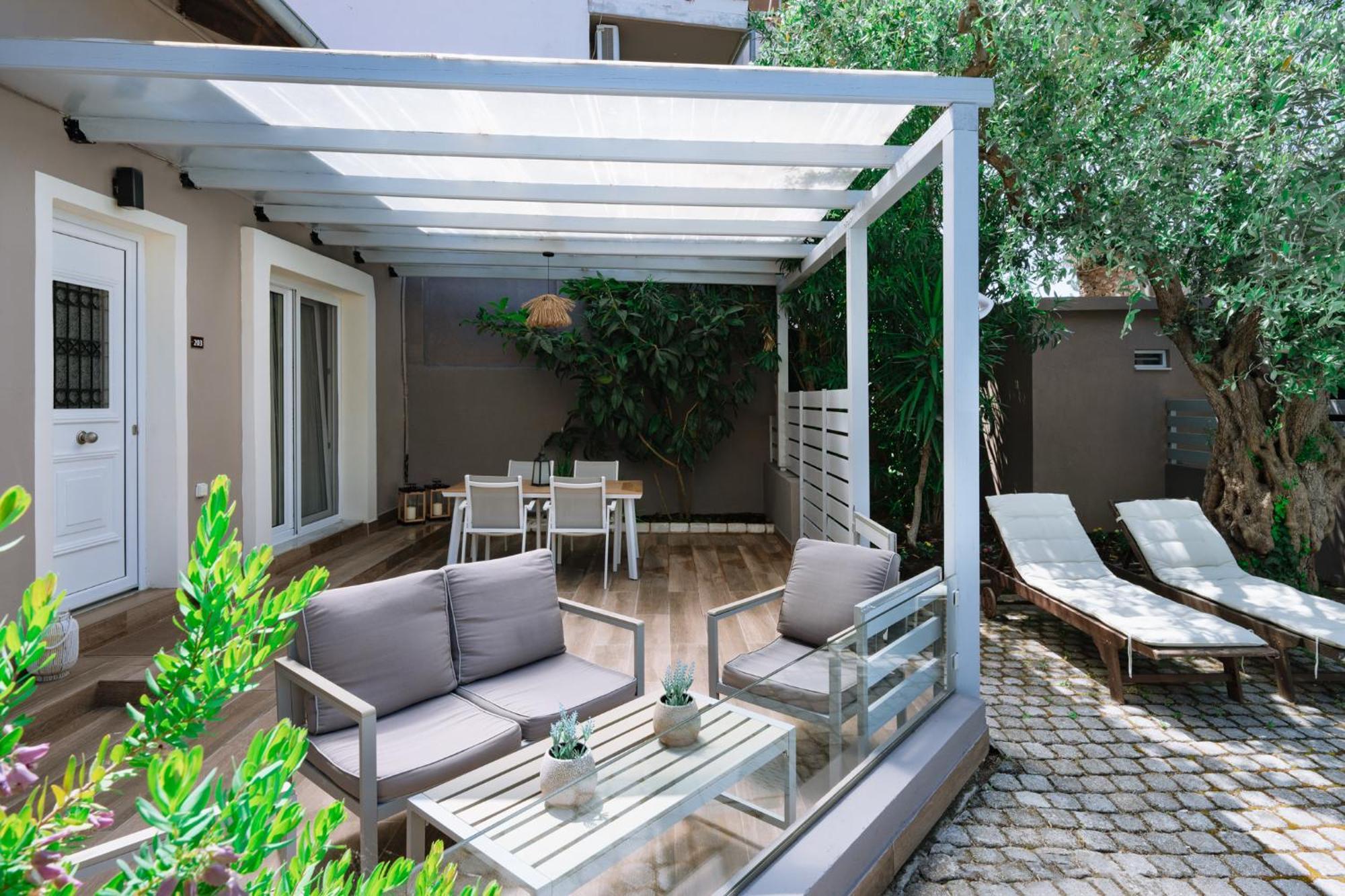 Ktima Papaoikonomou Apartment Potos Ruang foto