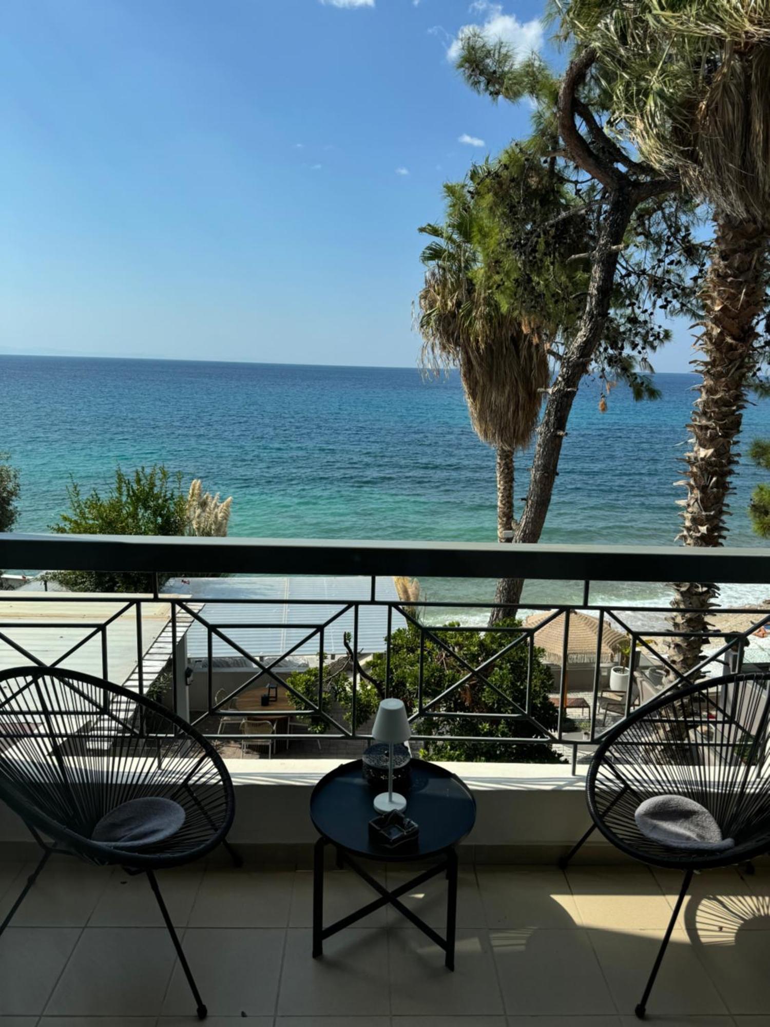 Ktima Papaoikonomou Apartment Potos Bagian luar foto